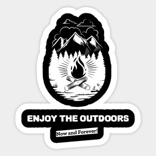 Enjoy The Outdoors Sticker